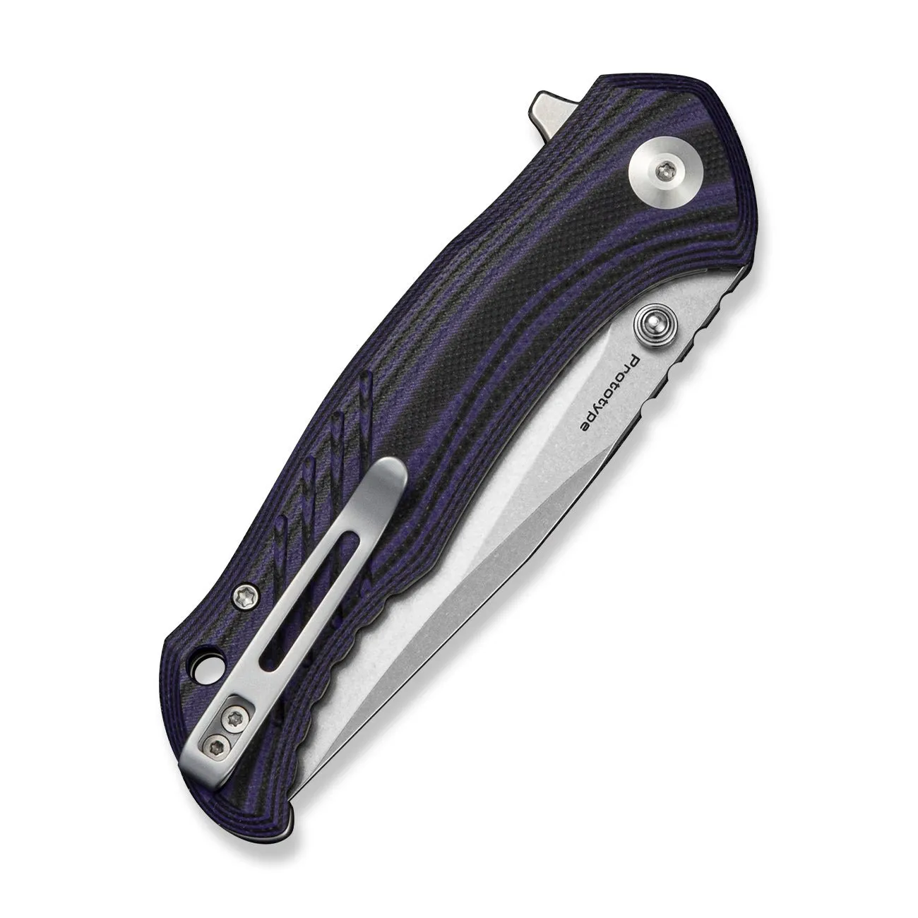 Civivi Rhykon C25106 Klappmesser Schwarz-Lila 14C28N