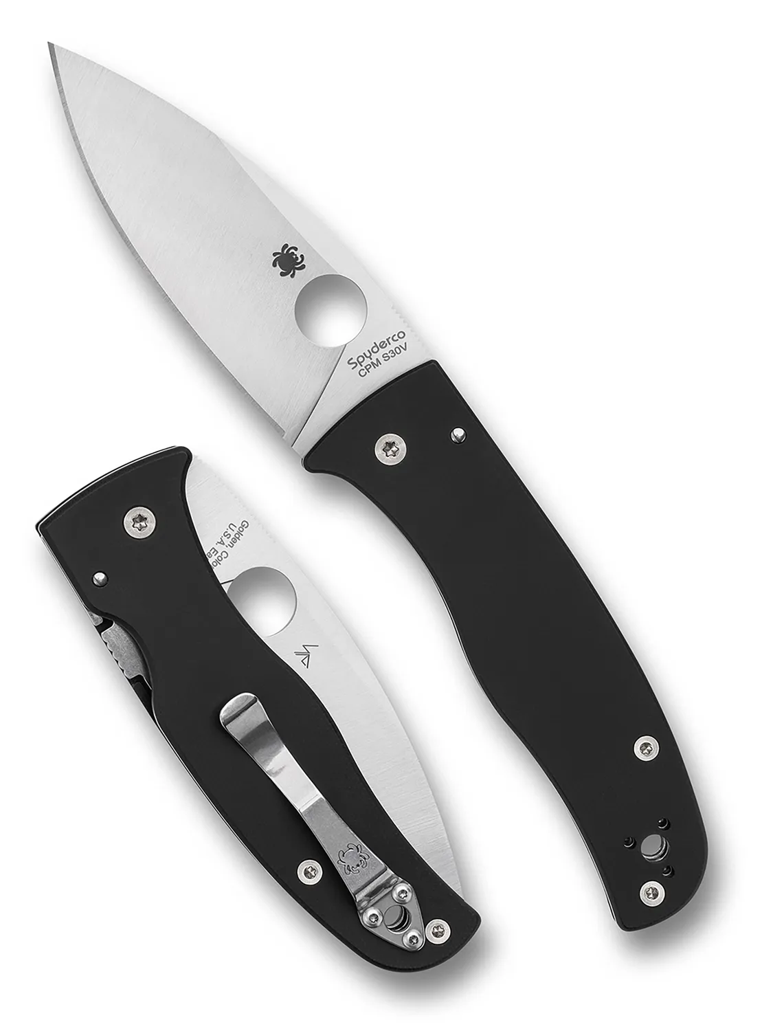 Spyderco Bodacious Klappmesser S30V glatt satiniert
