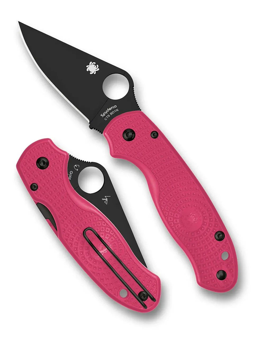 Spyderco Para 3 Lightweight Taschenmesser Pink DLC