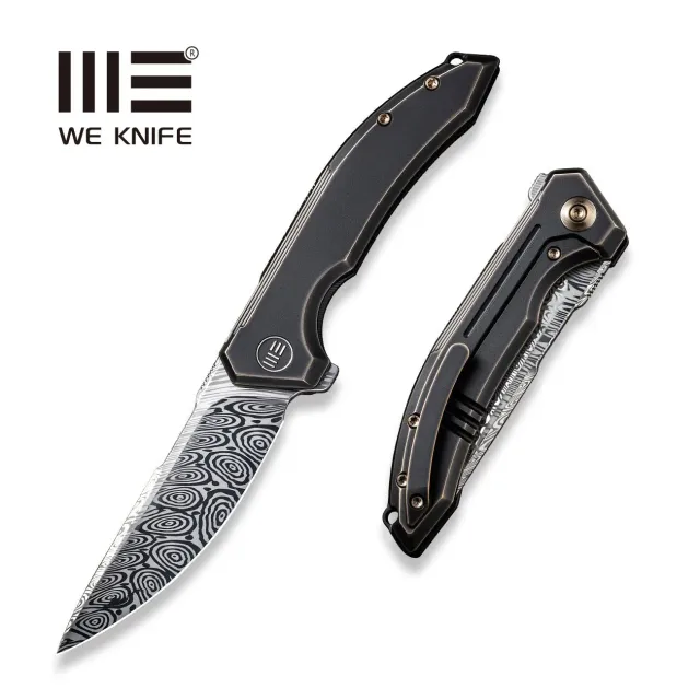 WeKnife Quixotic WE21016-DS1 Taschenmesser Damasteel