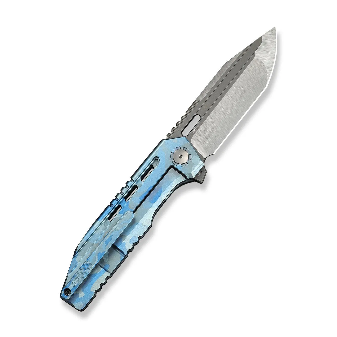 WeKnife Gunwale WE24048-3 Klappmesser Blau Tanto M390