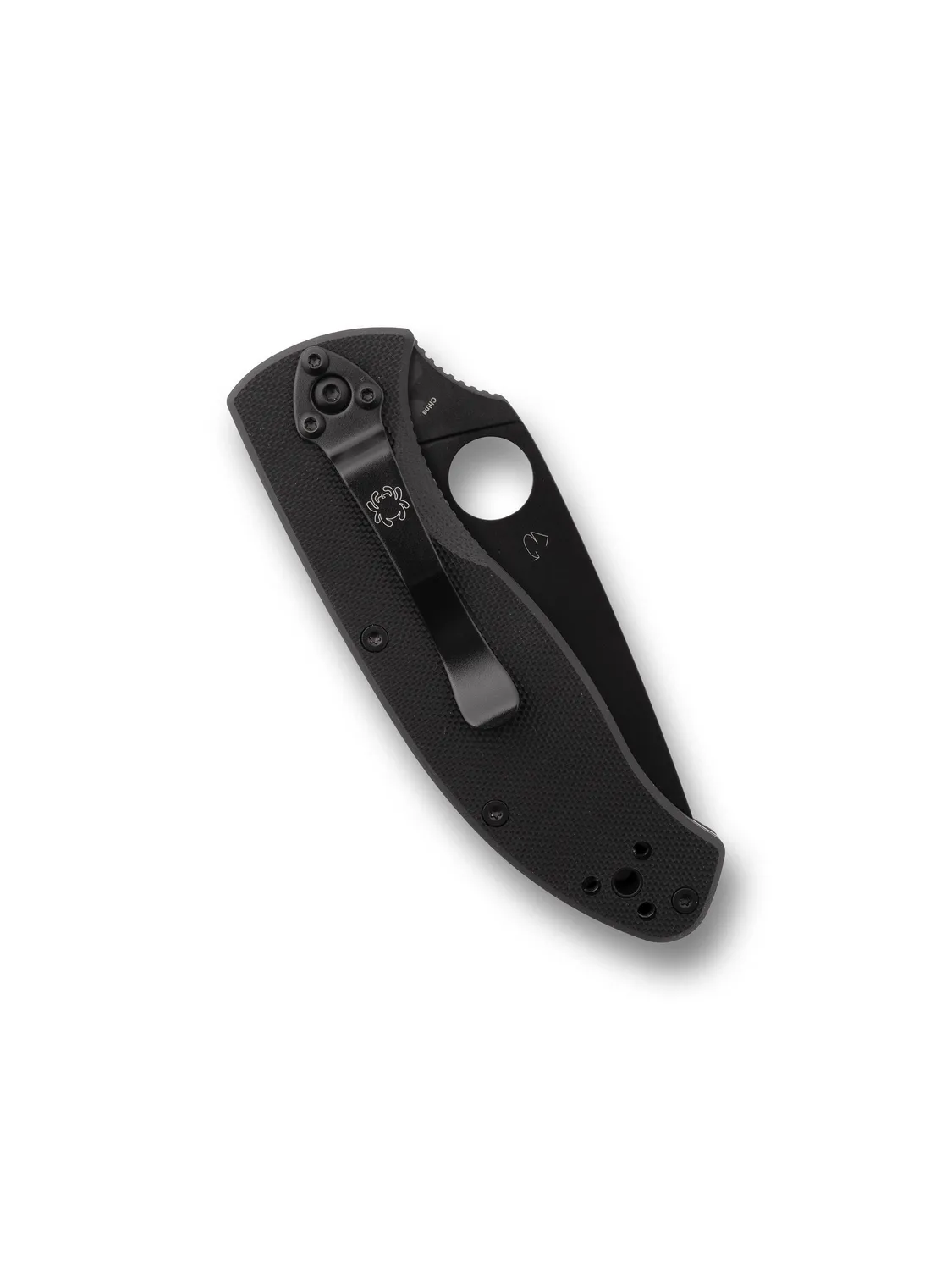 Spyderco Tenacious KBPI Taschenmesser Black PlainEdge