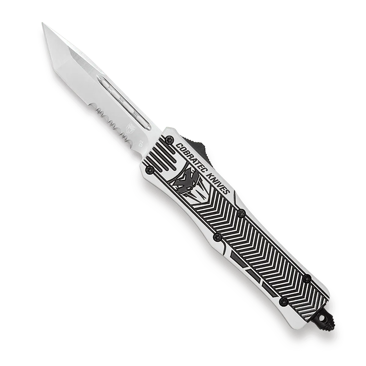 CobraTec CTK-1 Medium OTF-Messer D2 Arctic White
