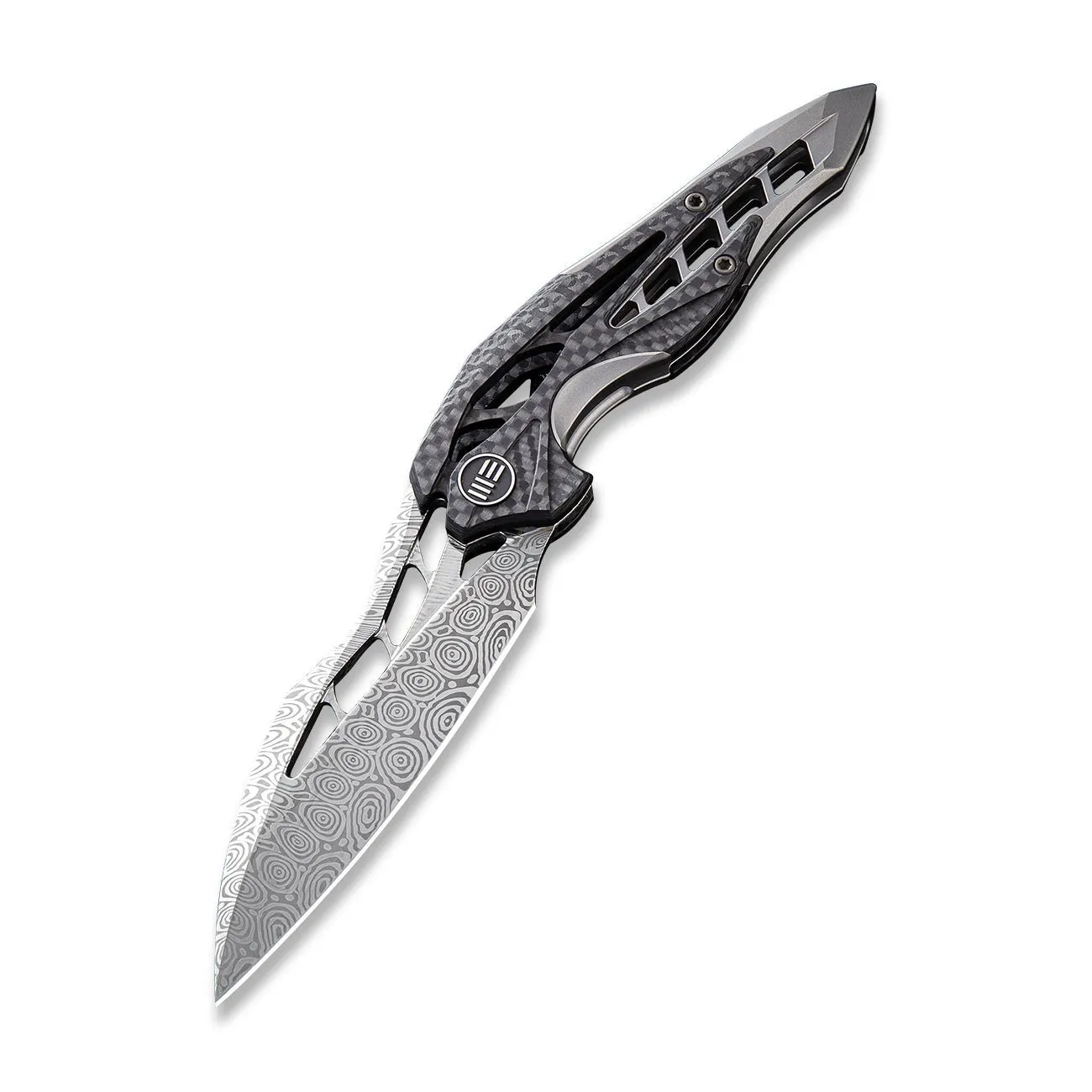 WeKnife Arrakis 906CF-DS1 Klappmesser Damasteel Carbon