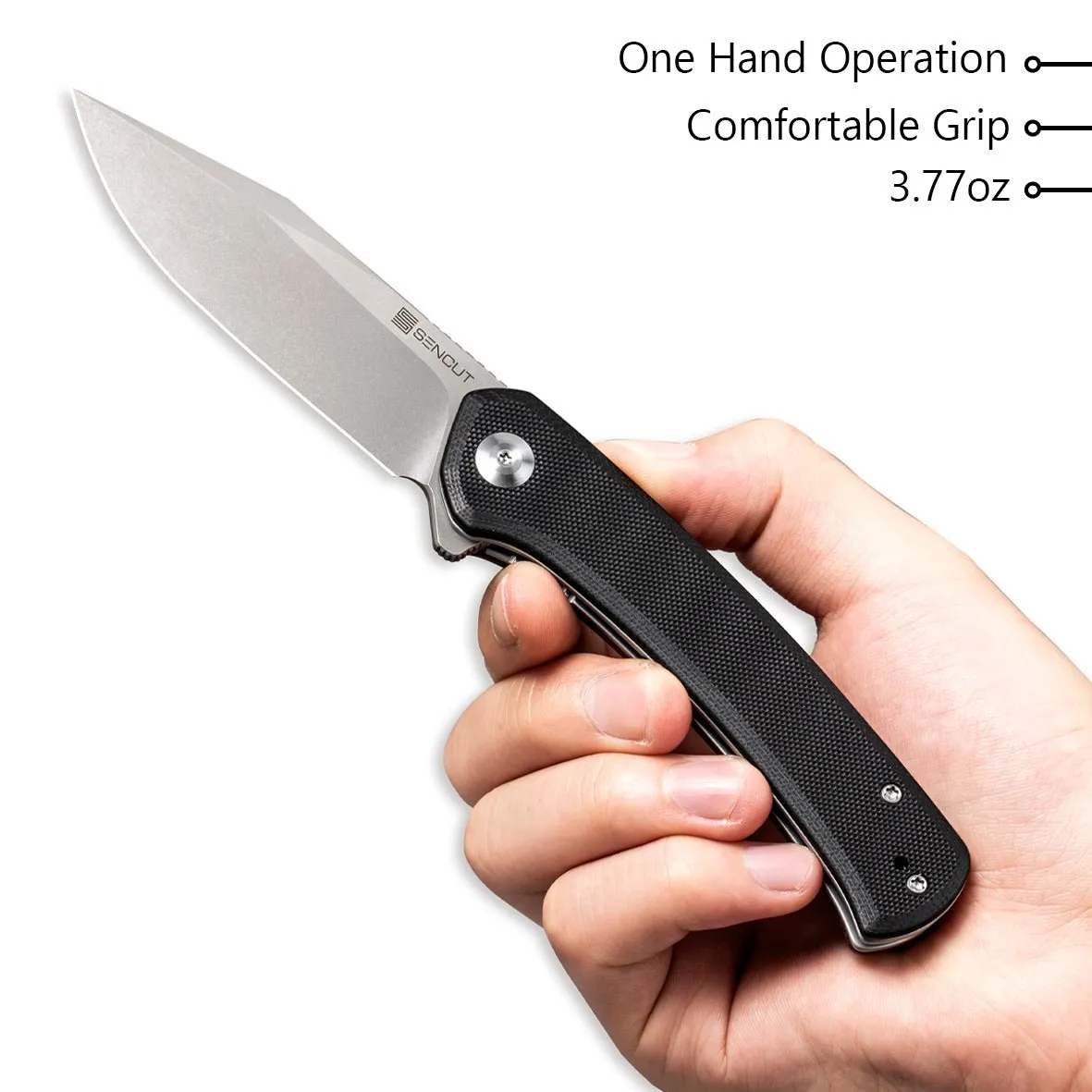 SENCUT Snap SA05B Klappmesser G10 schwarz