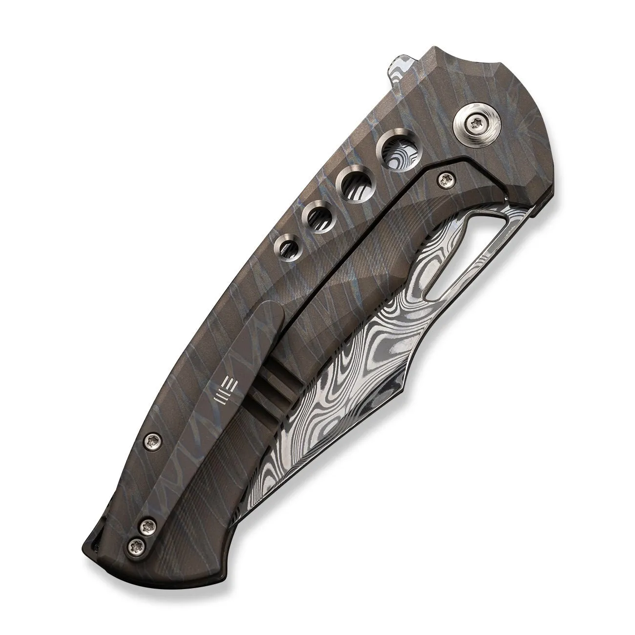WeKnife Swiftfin WE23051-DS1 Klappmesser Damasteel Titan