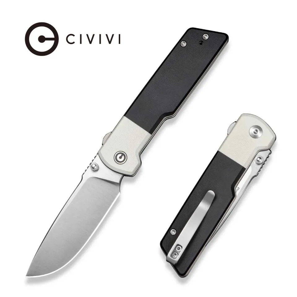 Civivi Zygon C25035 Taschenmesser G10 schwarz-weiß Nitro-V
