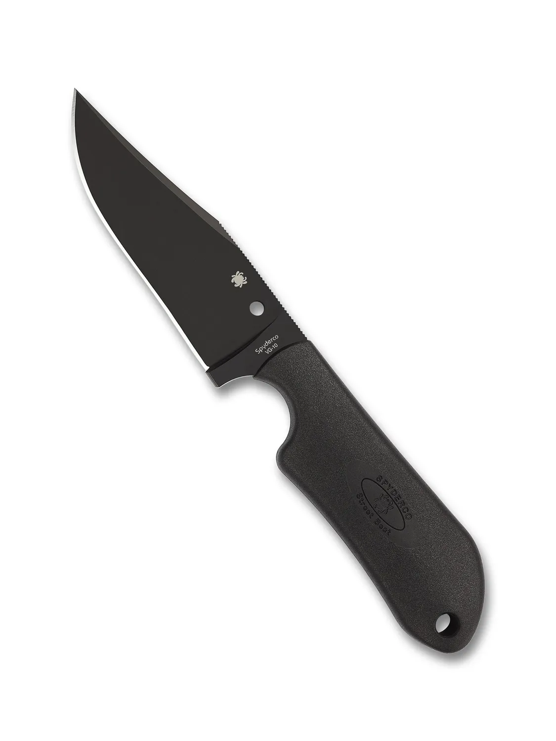 Spyderco Street Beat Fixed Messer VG-10 schwarz