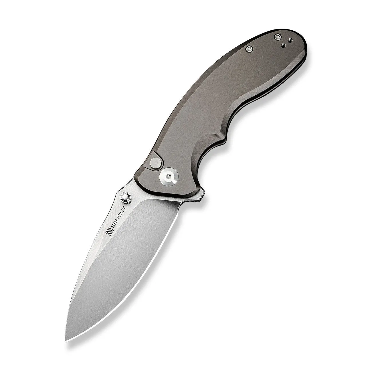 SENCUT Cybrix S23098A-2 Taschenmesser Grau Button Lock