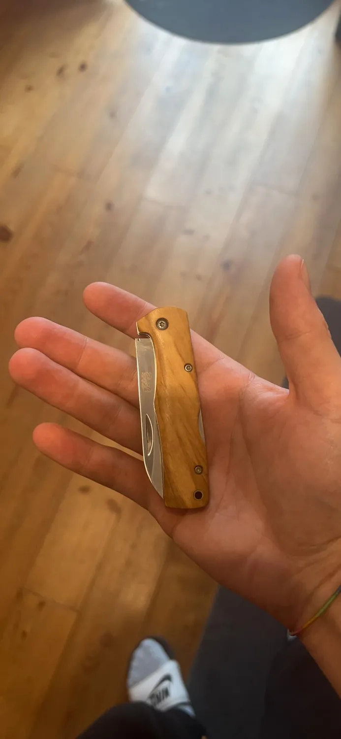 Herbertz Selektion Taschenmesser Olivenholz 6,9 cm rostfrei