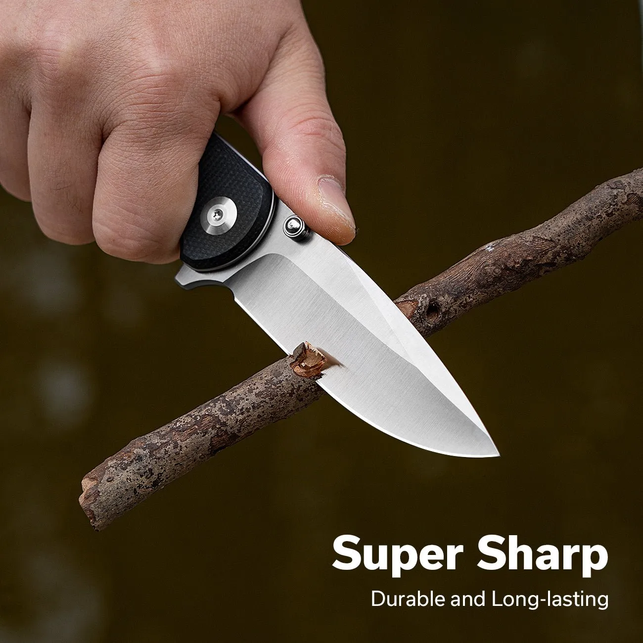 SENCUT Errant S23054B-3 Taschenmesser Micarta 9Cr18MoV