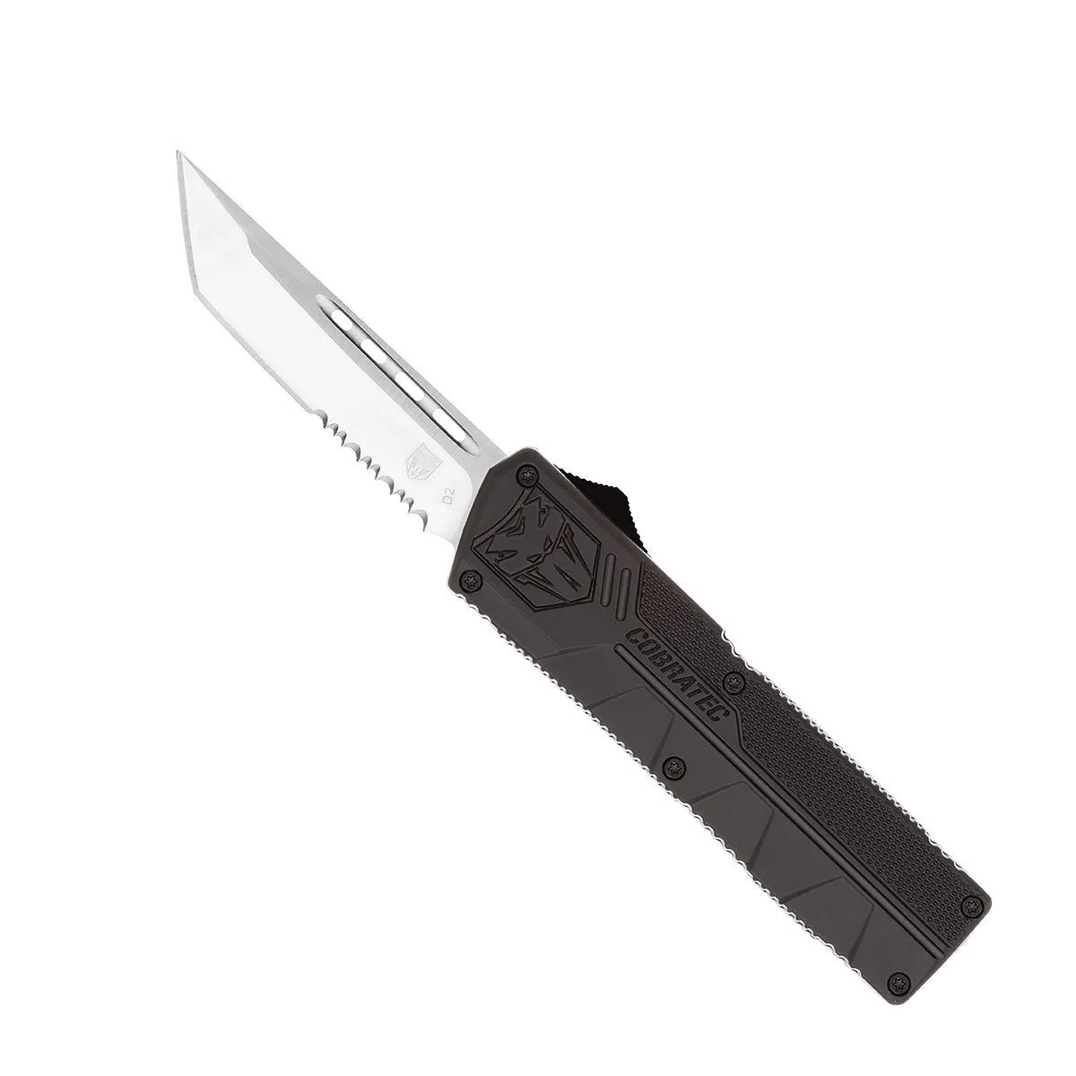 CobraTec Lightweight Black OTF Messer Schwarz D2 Cerakote