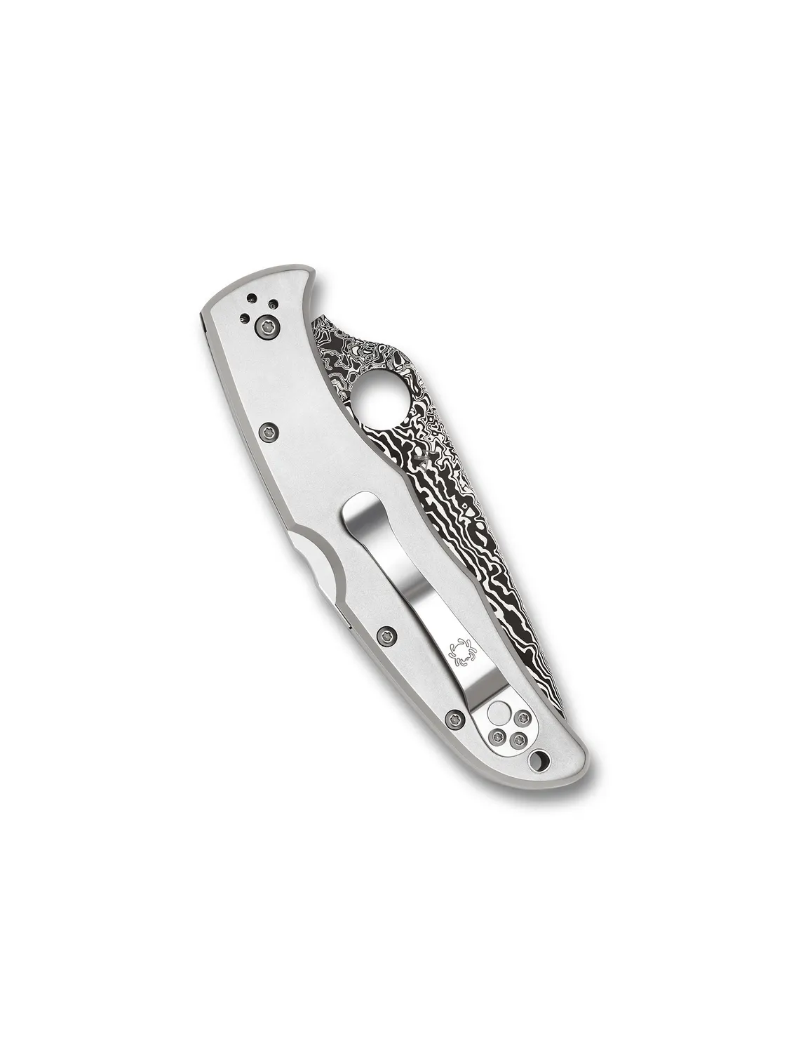 Spyderco Endura 4 Taschenmesser Titan Damast