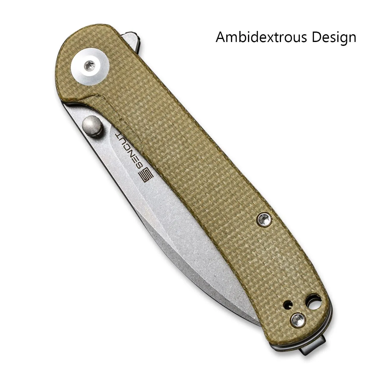 SENCUT Scepter SA03E Klappmesser Micarta 9Cr deep