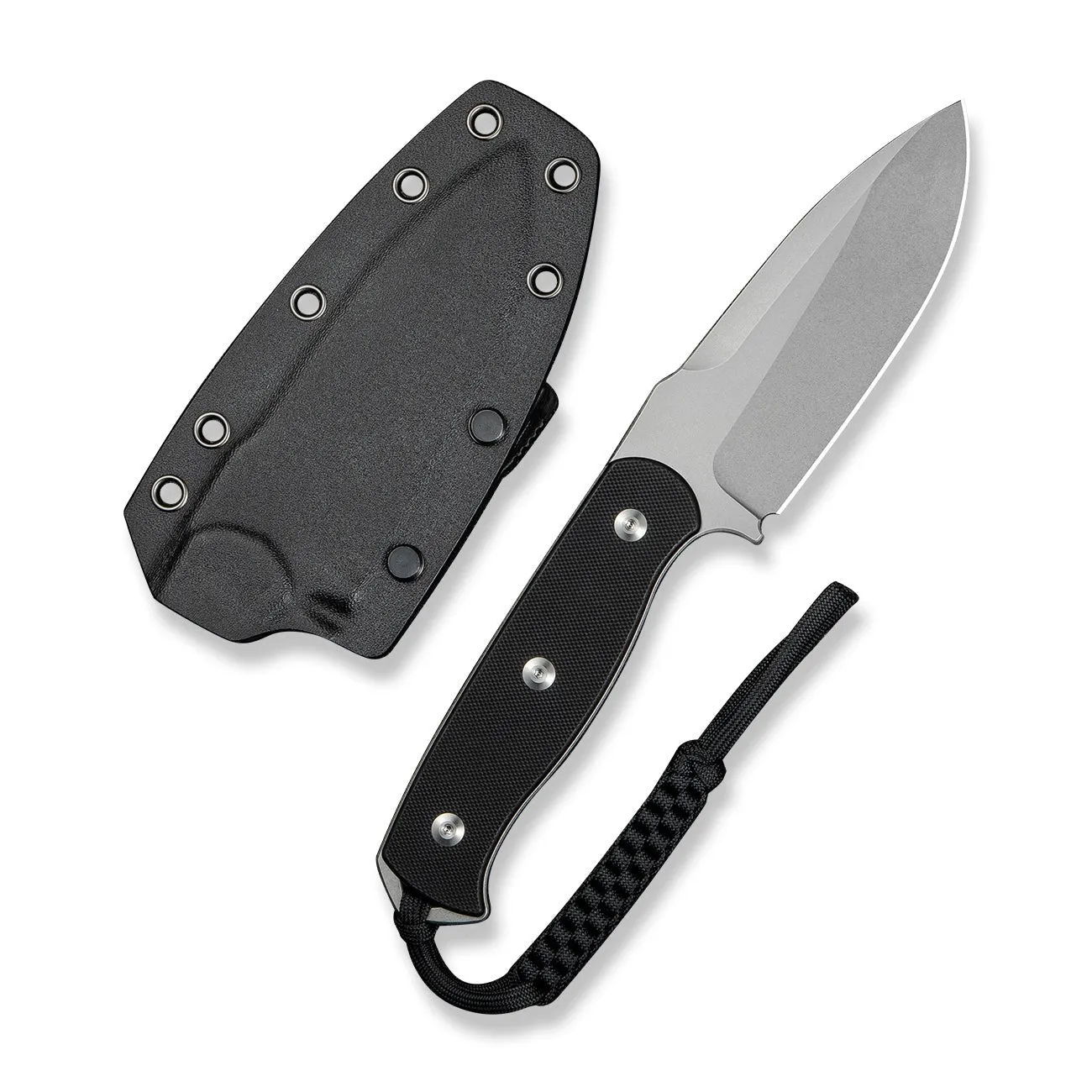 SENCUT Toxodon S24036-1 Fixed Blade G10 Schwarz