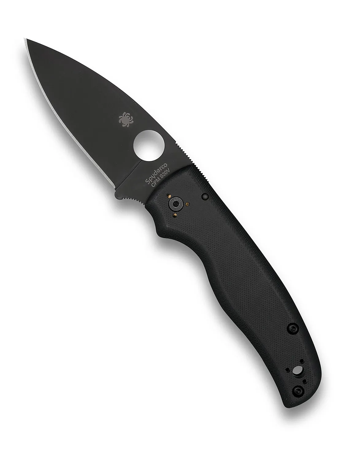 Spyderco Shaman Klappmesser S30V glatt stonewashed