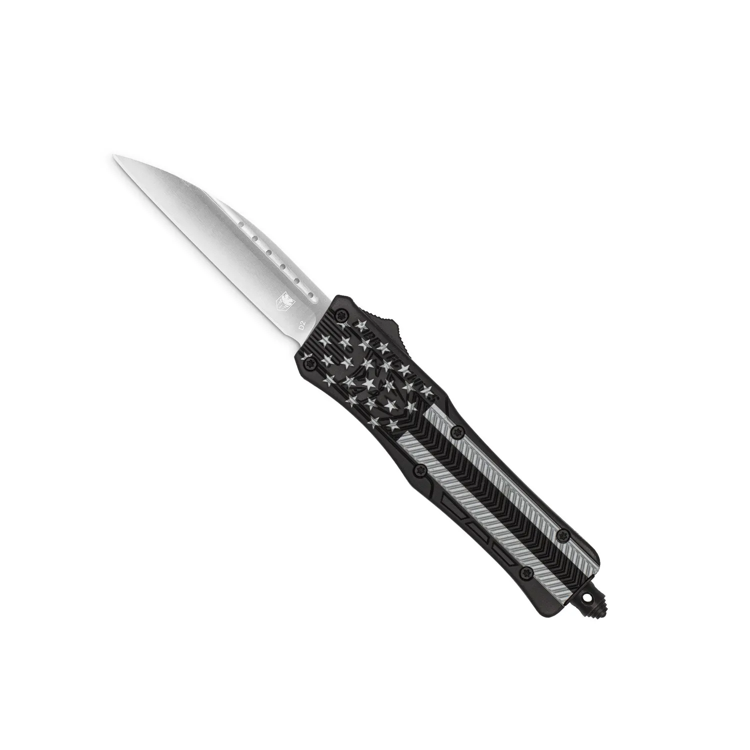 CobraTec CTK-1 Small OTF Messer Blackout Flag D2