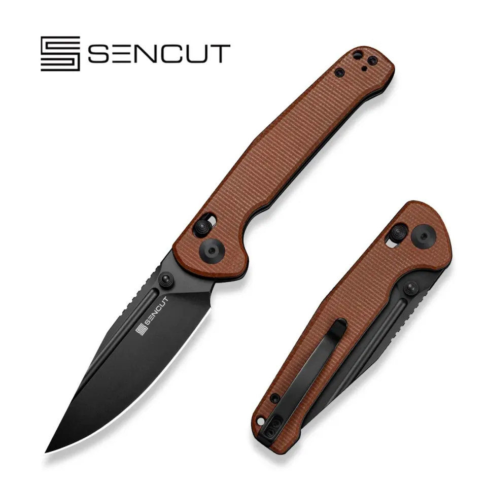 SENCUT Glenspar S25046-3 Klappmesser braun Micarta