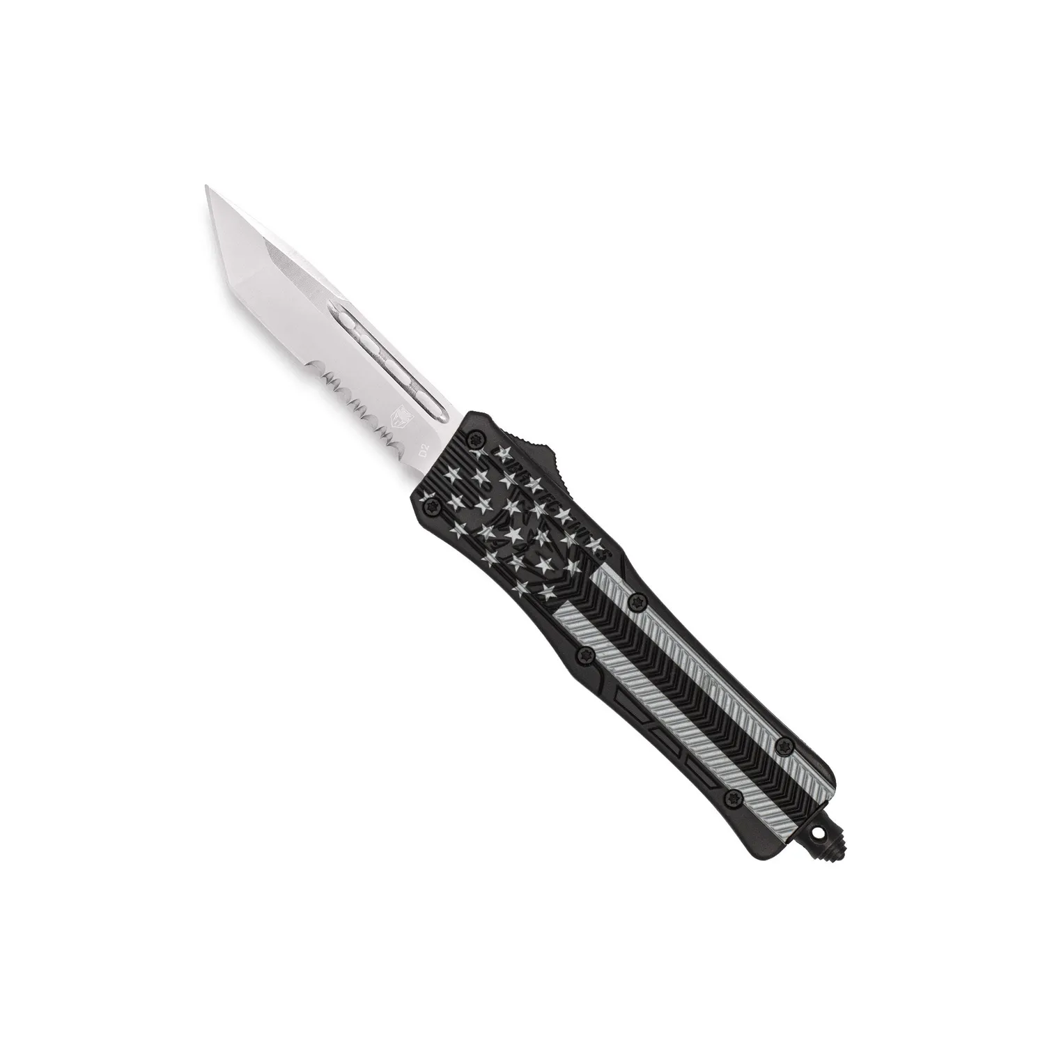 CobraTec CTK-1 Small OTF Messer Blackout Flag D2