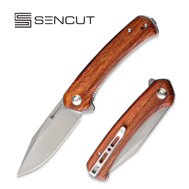 SENCUT Snap SA05D Taschenmesser Holz Cuibourtia Clip Point