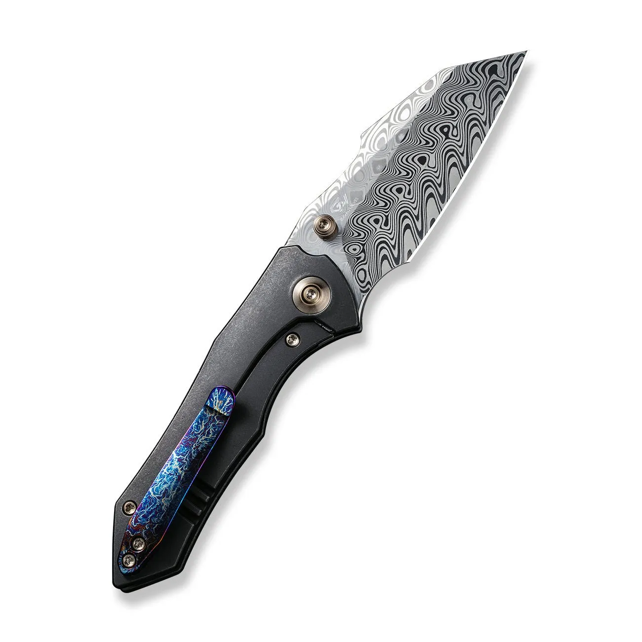 WEKnife High-Fin WE22005-DS1 Taschenmesser Damasteel
