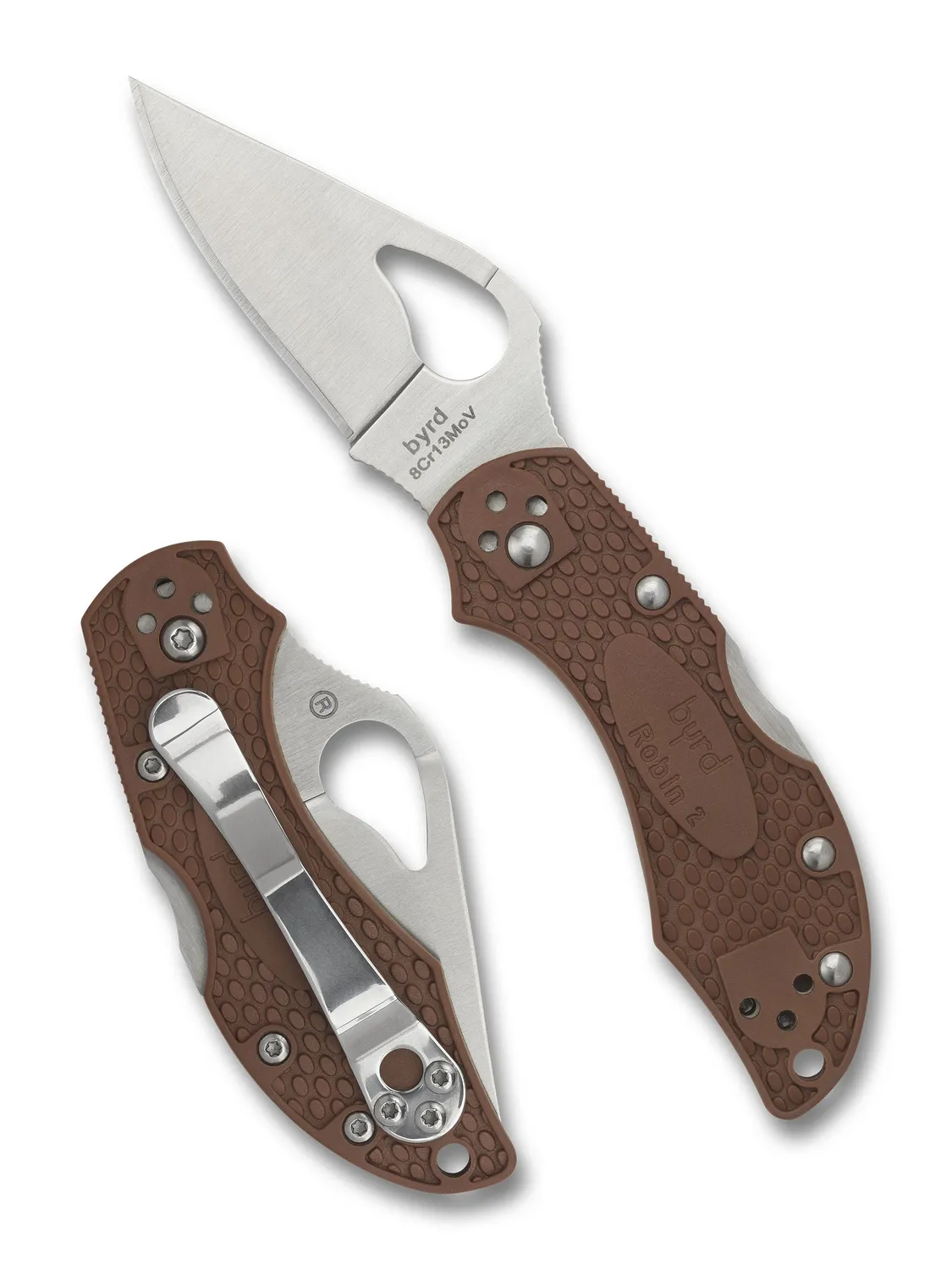 Byrd Robin 2 Lightweight Taschenmesser Schwarz glatt
