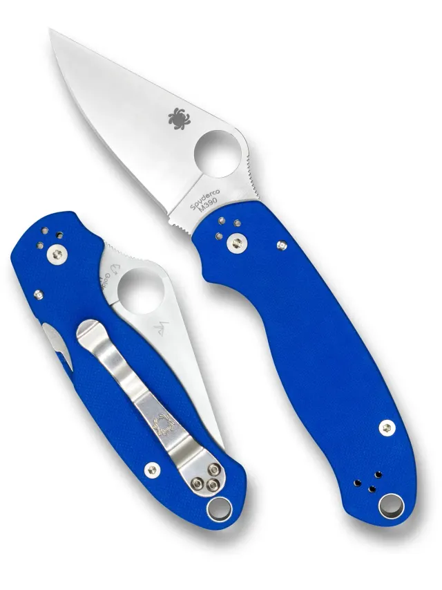 Spyderco Para 3 Exclusive Taschenmesser M390 Blau