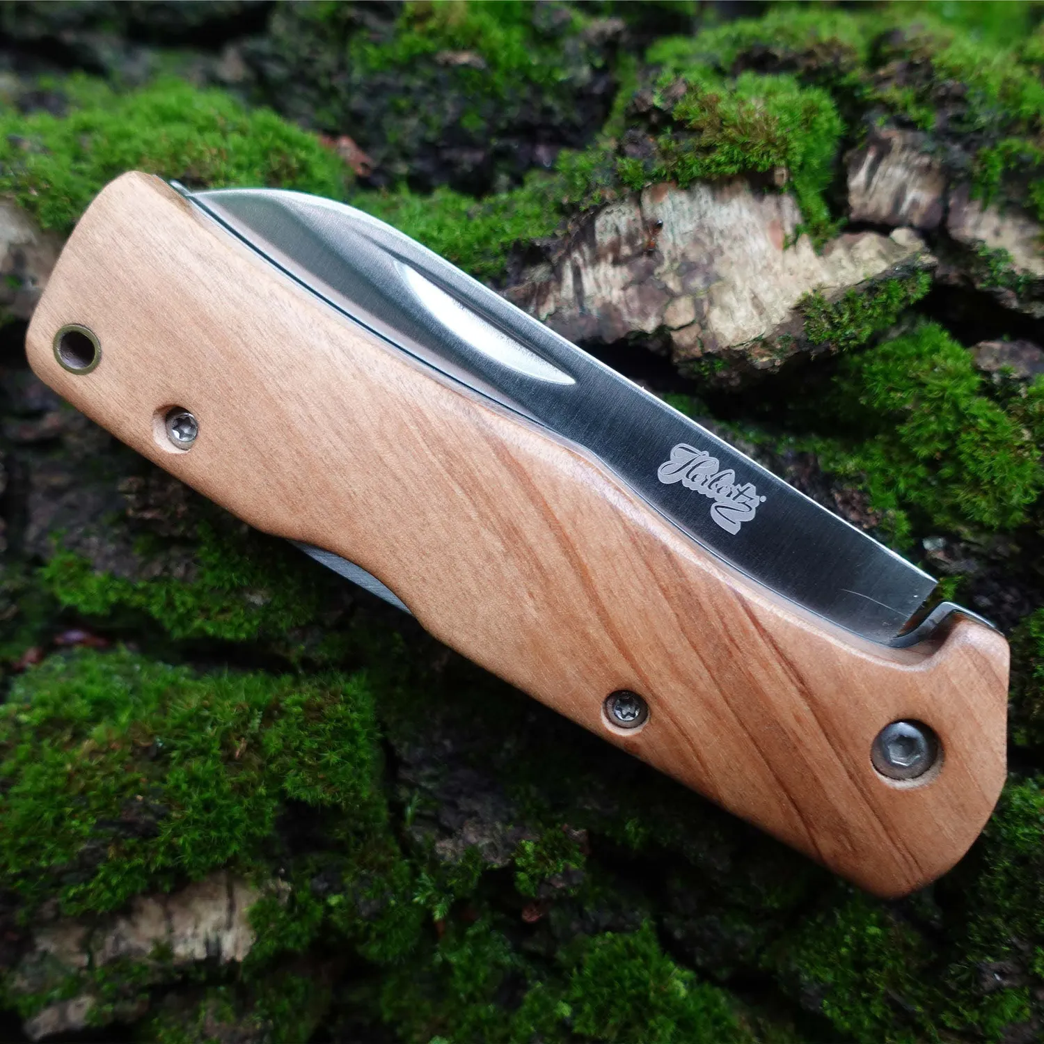 Herbertz Selektion Taschenmesser Olivenholz 6,9 cm rostfrei