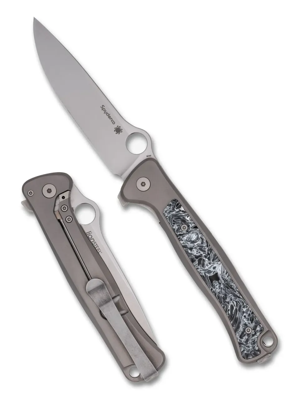 Spyderco Slym Taschenmesser Titan M390