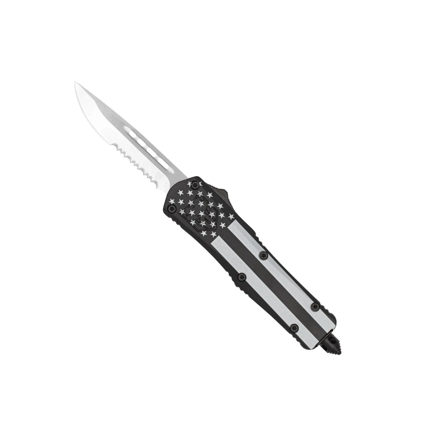 CobraTec FS-3 Small OTF-Messer D2 Blackout US-Flag
