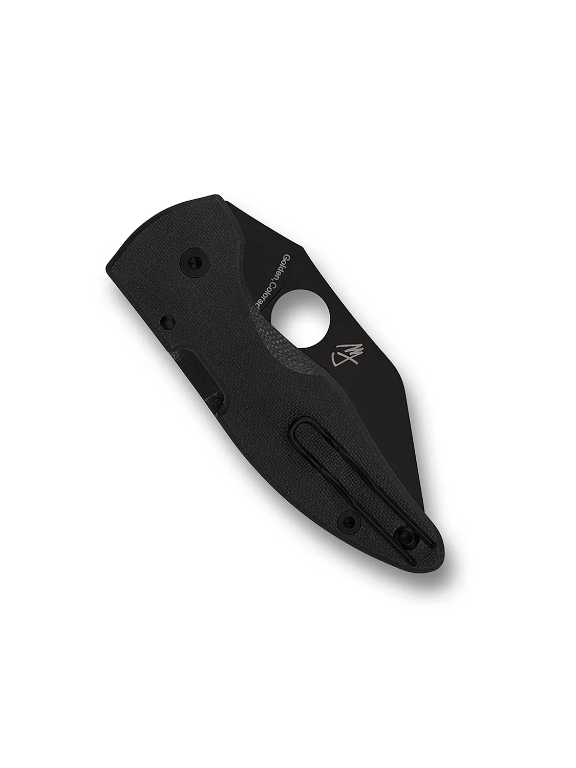 Spyderco MicroJimbo Taschenmesser S30V DLC Schwarz