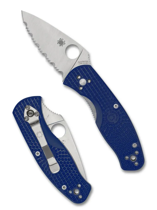 Byrd Persistence Lightweight Taschenmesser S35VN SpyderEdge blau