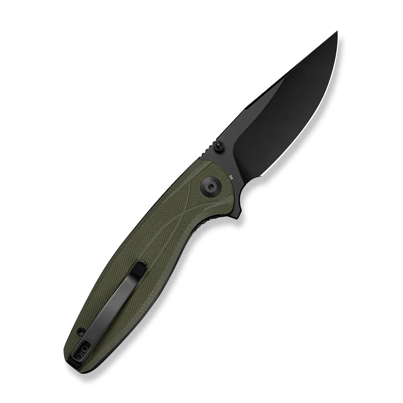 SENCUT Vyrce S25104-1 Taschenmesser OD Green D2 G10