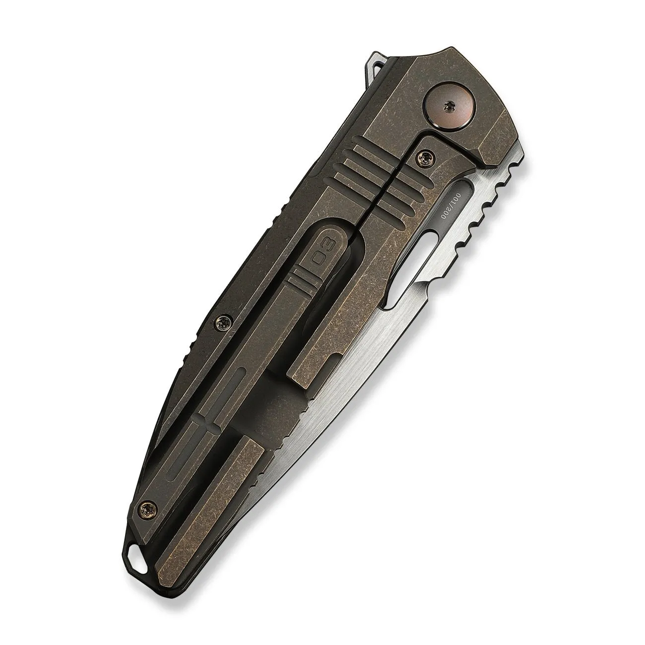 WeKnife Tracks WE23059-2 Klappmesser Bronze M390