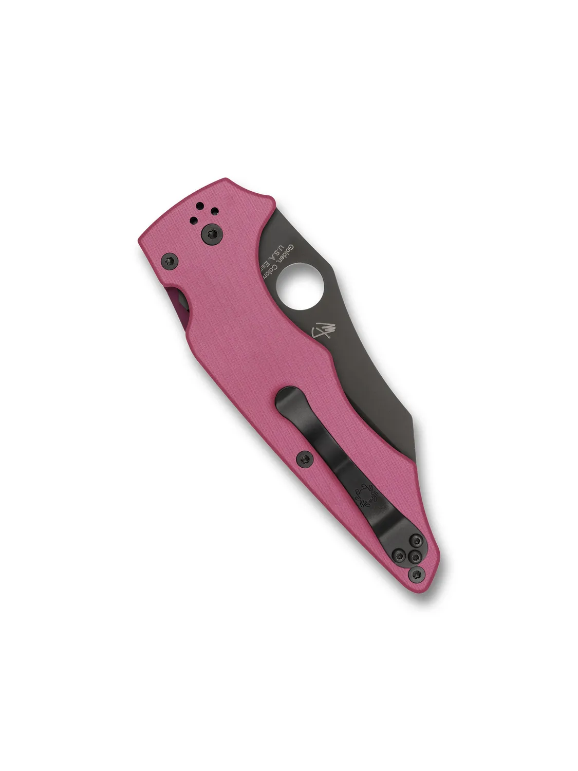 Spyderco YoJumbo Pink G-10 Taschenmesser Sprint Run S30V