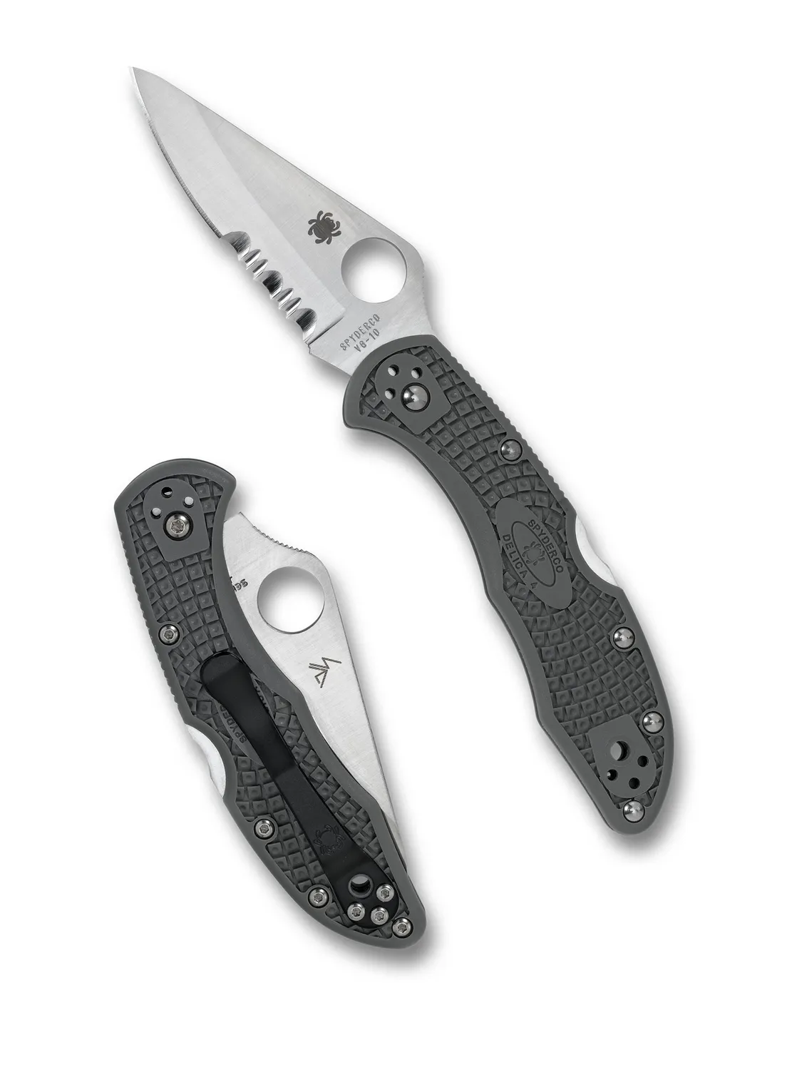 Spyderco Delica 4 Lightweight Taschenmesser Schwarz VG-10