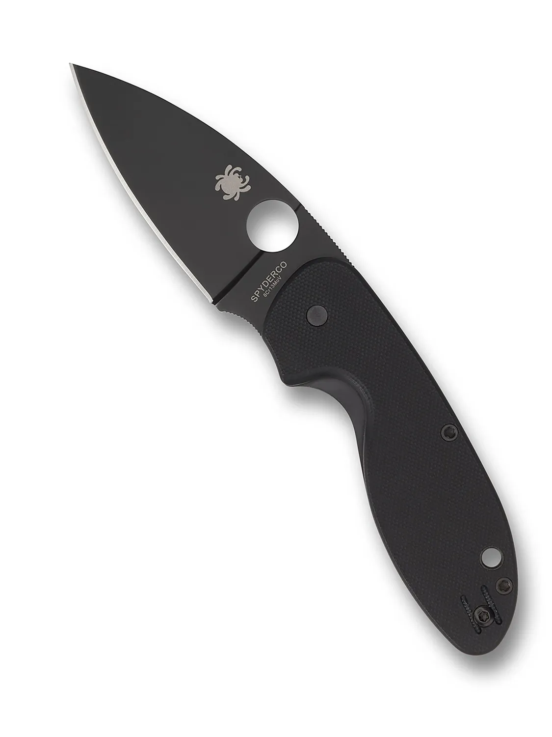 Spyderco Efficient Black Taschenmesser ComboEdge G-10
