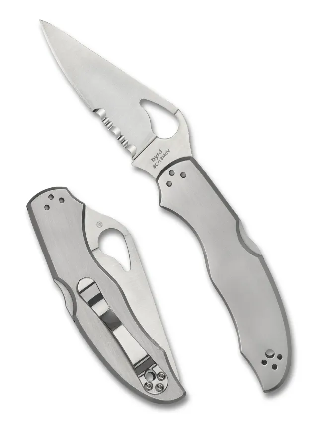 Byrd Harrier 2 Stainless Klappmesser Kombiklinge Edelstahl