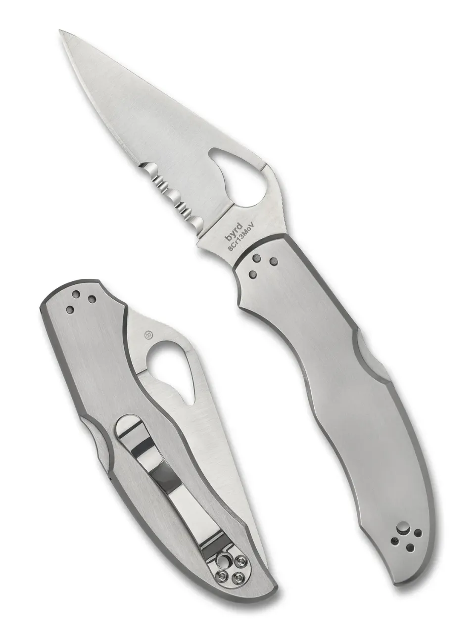 Byrd Harrier 2 Stainless Klappmesser Kombiklinge Edelstahl
