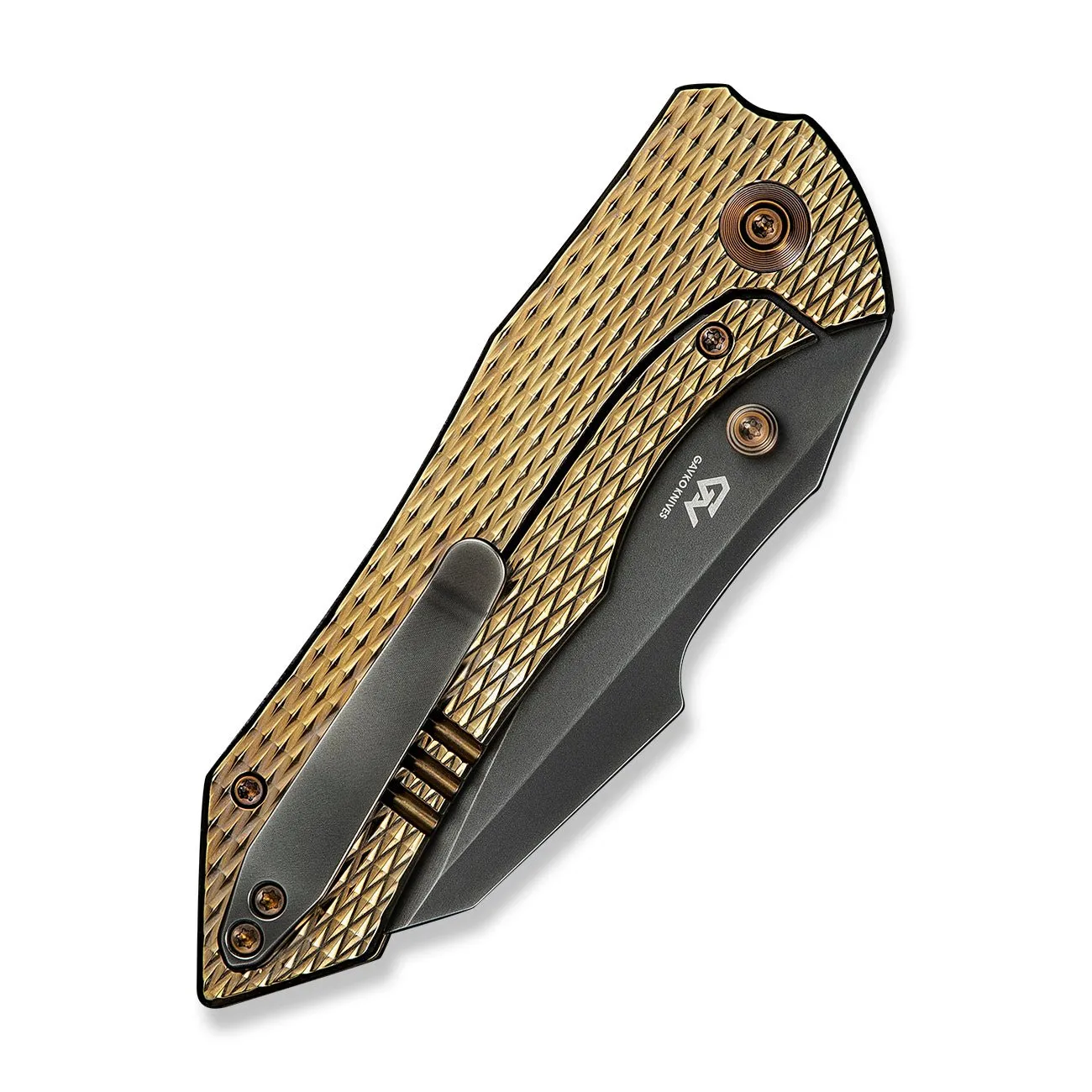 WeKnife High-Fin XL WE24010-3 Taschenmesser Gold 20CV