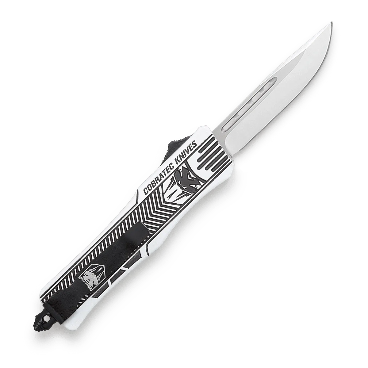 CobraTec CTK-1 Medium OTF-Messer D2 Arctic White