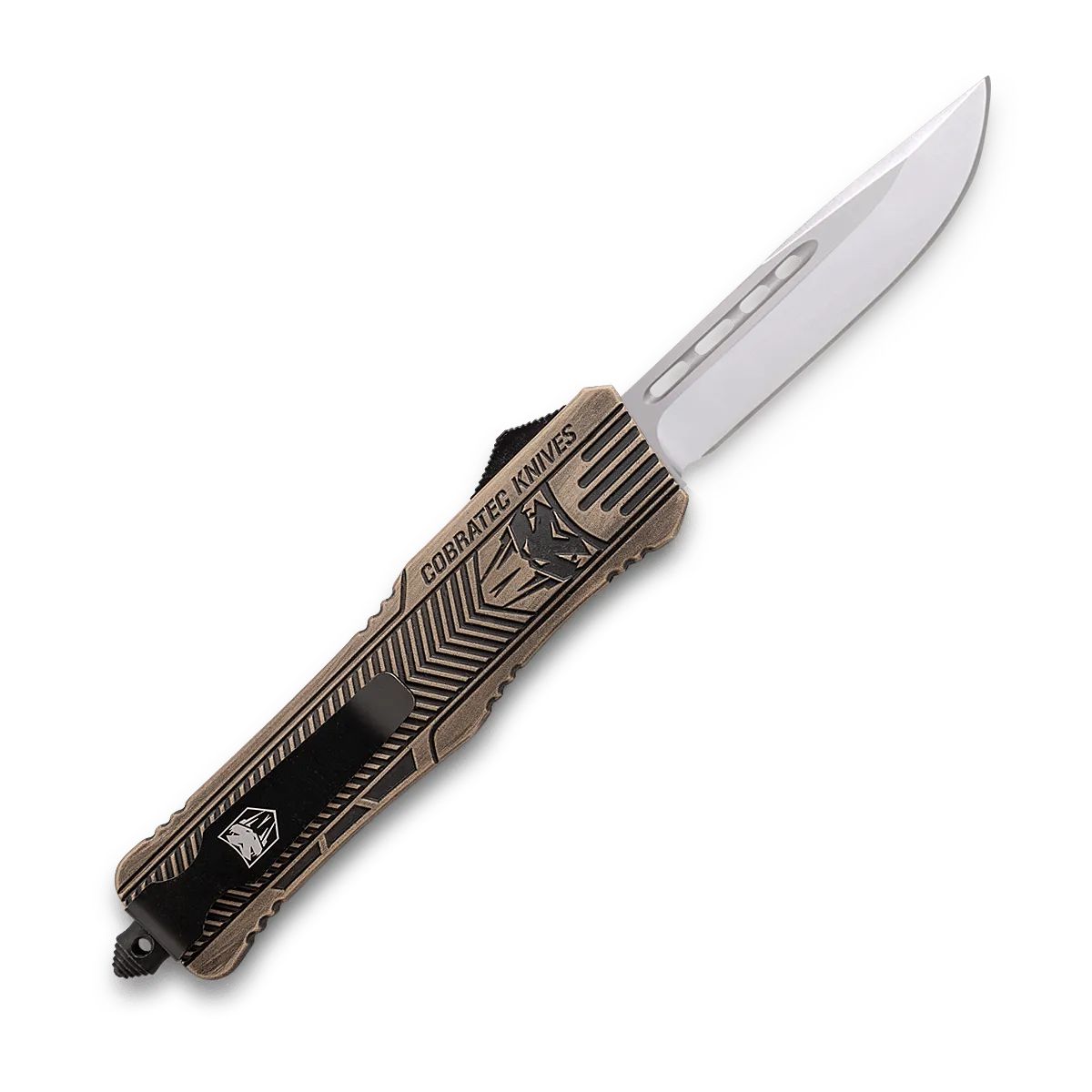 CobraTec CTK-1 Medium OTF-Messer Desert Sand D2