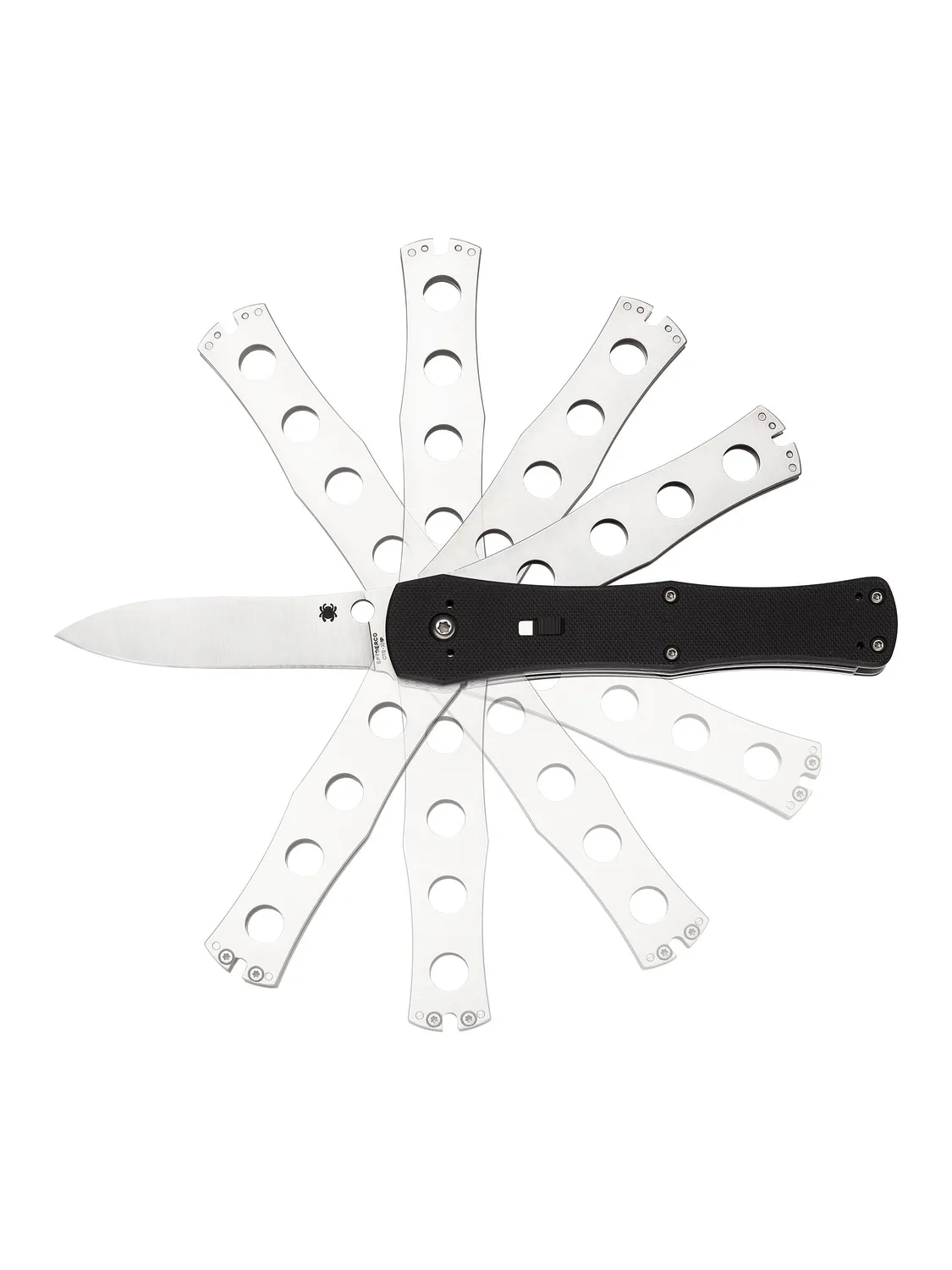 Spyderco JaniSong Klappmesser S30V Balisong-Trainer نفت