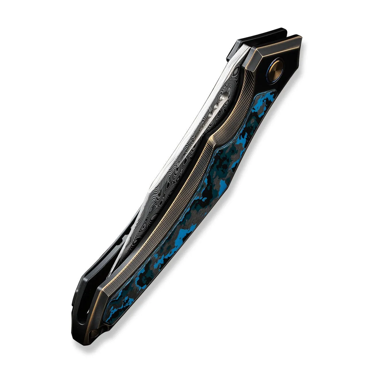 WeKnife Orpheus WE23009-DS1 Taschenmesser Damast Bronze