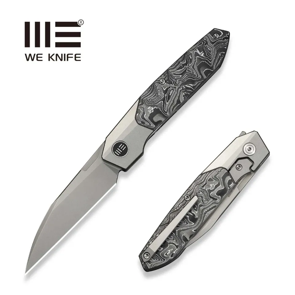 WeKnife Brr15 WE24007-2 Taschenmesser Grau M390 Wharncliffe