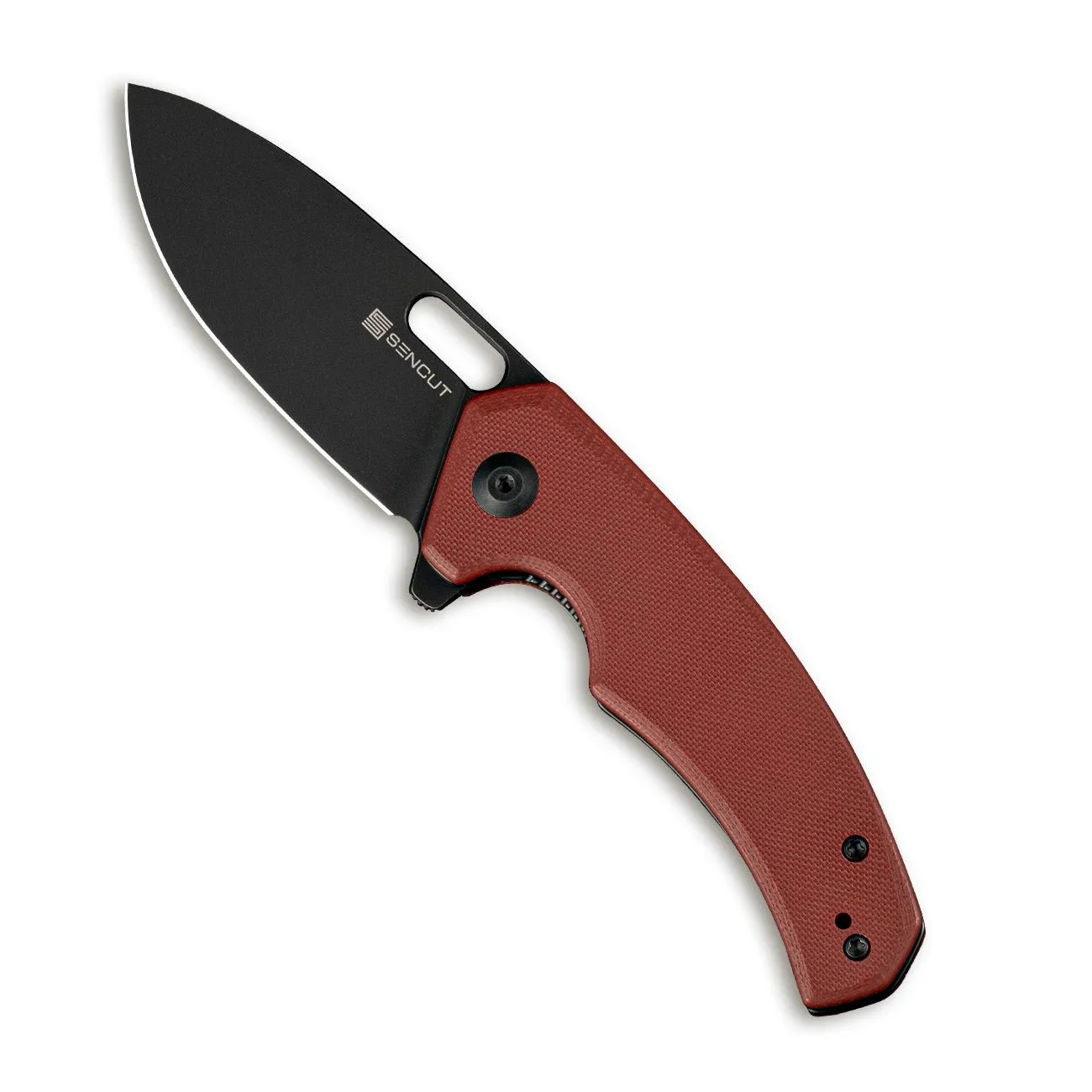 SENCUT Acumen SA06B Taschenmesser Burgundy Drop-Point