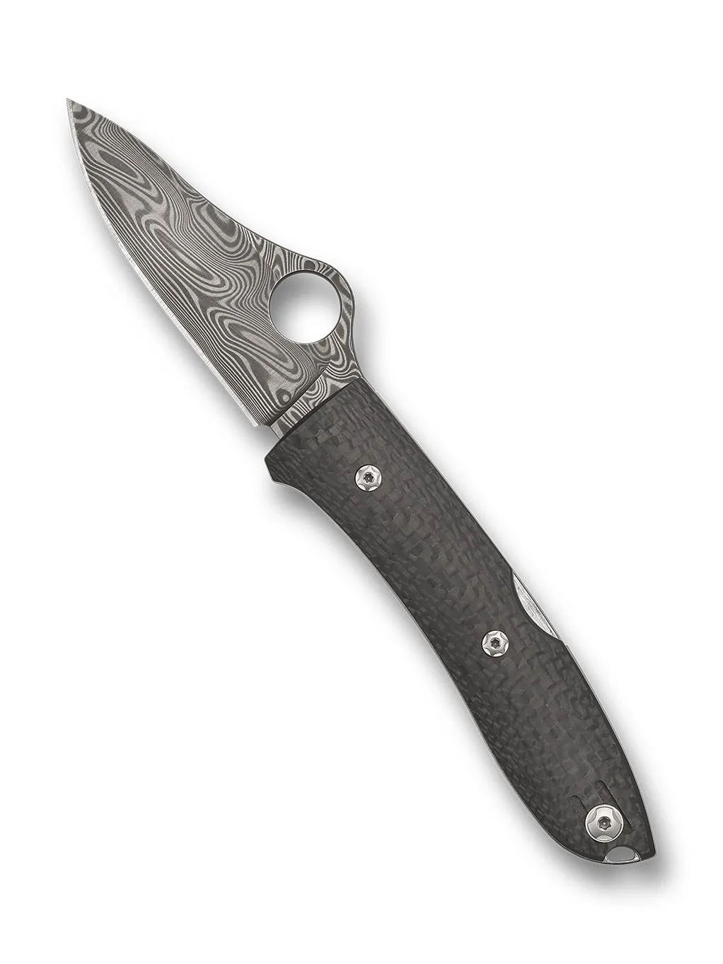 Spyderco SpyOpera Sprint Run Taschenmesser Damast