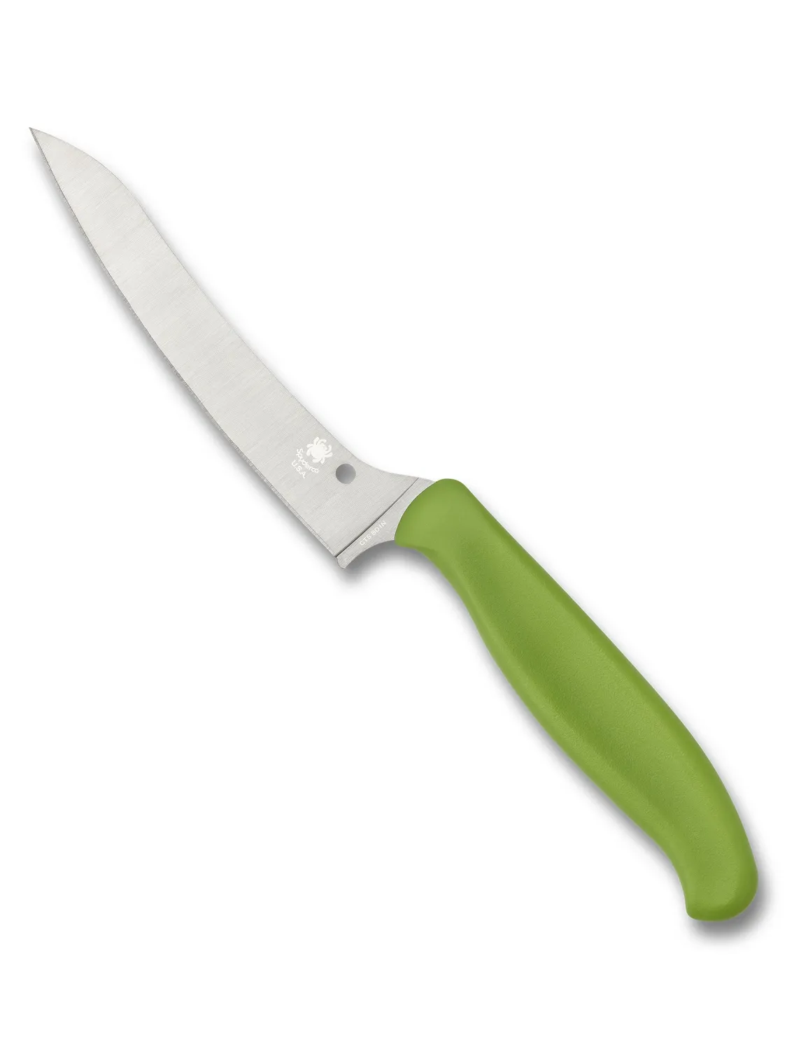 Spyderco Z-Cut Küchenmesser Pointed Tip Schwarz offset