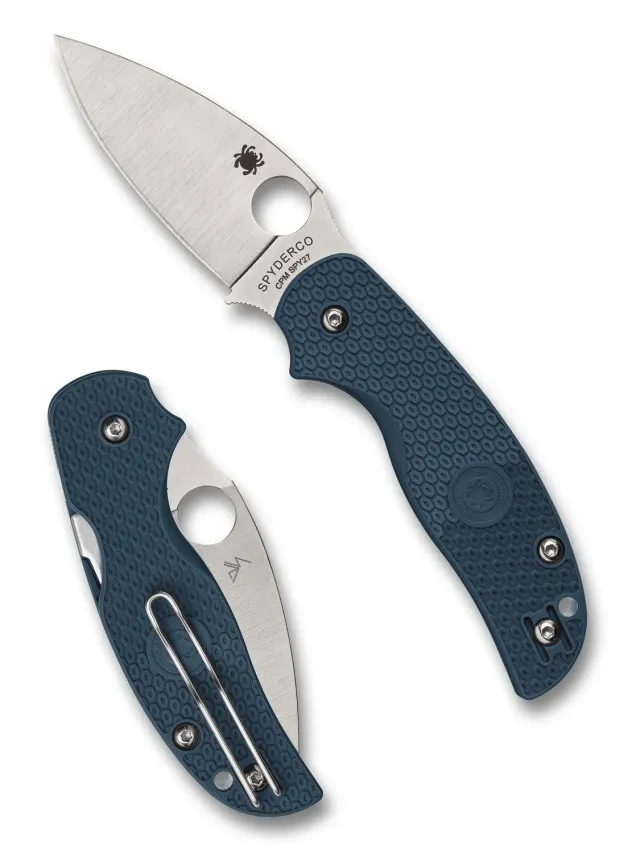 Spyderco Sage 5 Lightweight Taschenmesser SPY27 blau