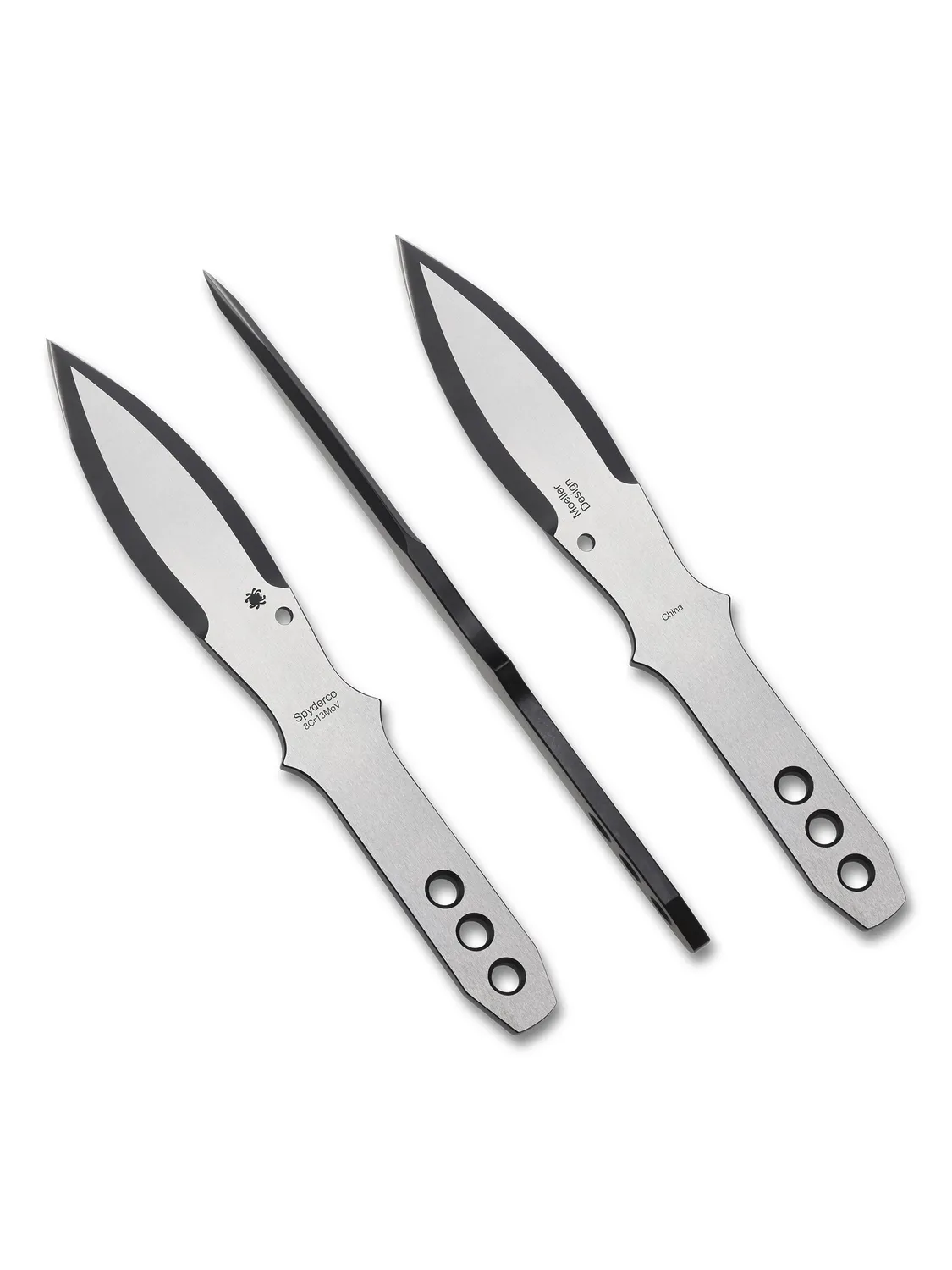 Spyderco SpyderThrowers Wurfmesser-Set Klein 3 Stück